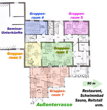 Seminarhaus Bildungszentrum Gruppenhaus zu verpachten Resthof Hofstelle